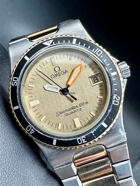 omega seamaster 120m gold